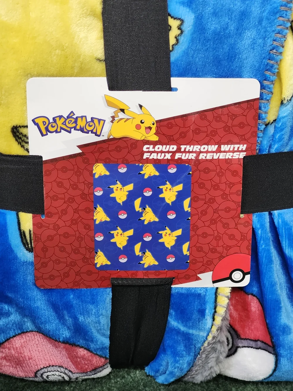 Pokemon Pikachu Plush Throw Blanket Cozy Kids Bed Play Lounge  Character